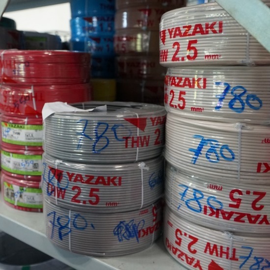 ขายสายไฟ yazaki - ร้านขายอุปกรณ์ฮาร์ดแวร์ สมุทรปราการ - ภิญโญกิจ